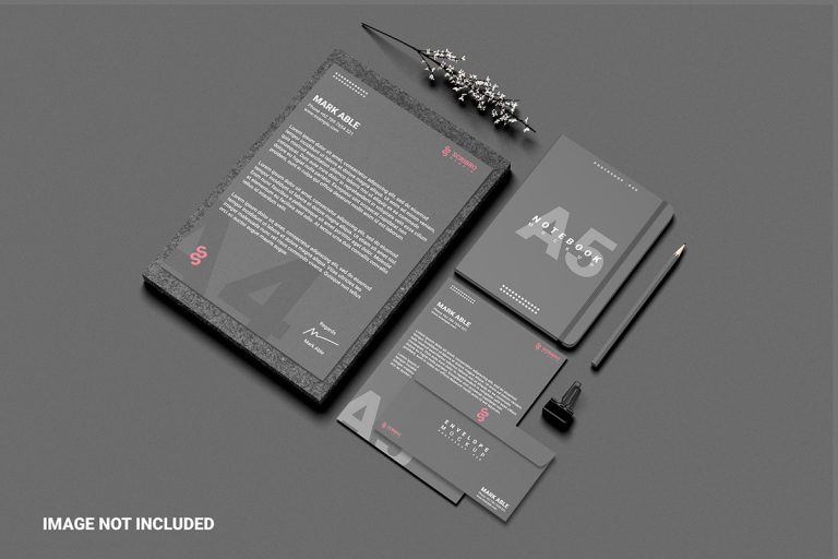 Mockup bộ văn phòng phẩm