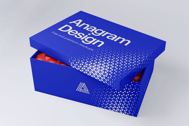 Mockup hộp đựng giầy