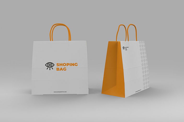 Mockup túi giấy