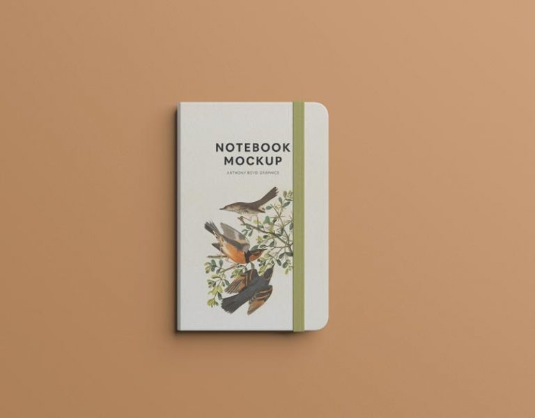 Mockup quyển notebook
