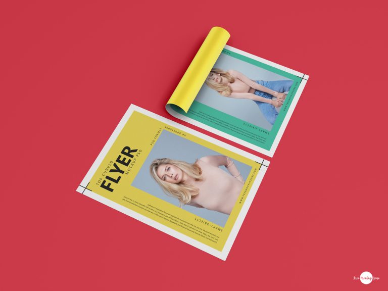 Mockup tờ rơi A4