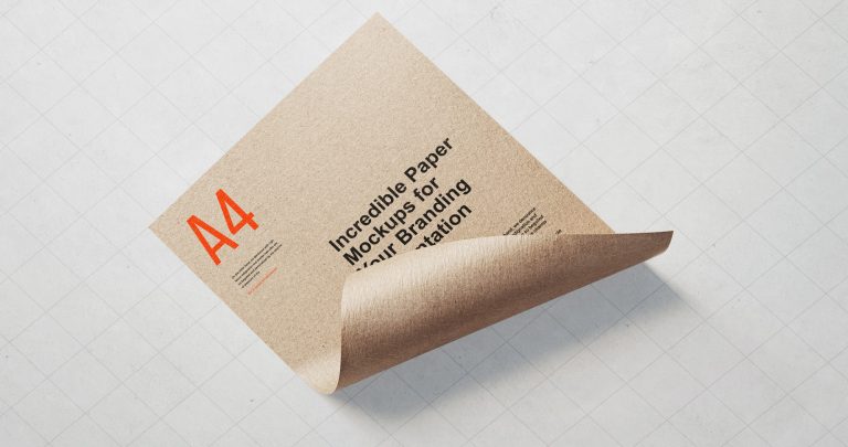 Mockup A4 Psd