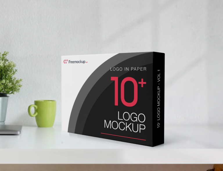 10 logo mockup psd trên giấy