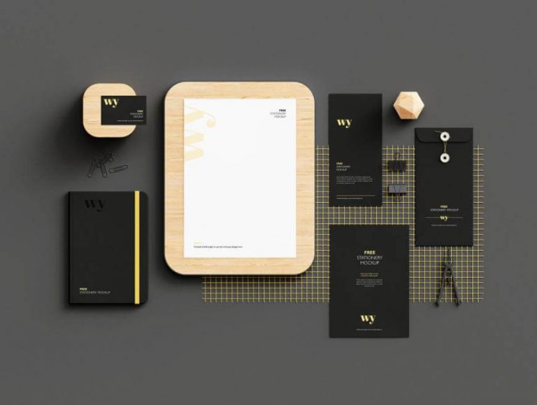Mockup Branding văn phòng