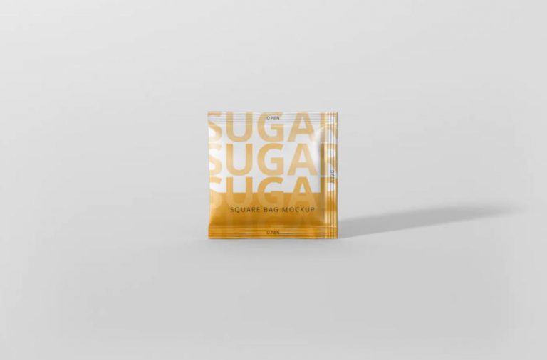 Mockup túi đường, muối
