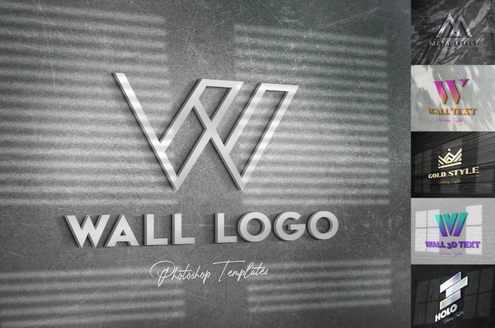 Thiết kế logo 3d mockup miễn phí, tạo ấn tượng mạnh mẽ cho thương hiệu
