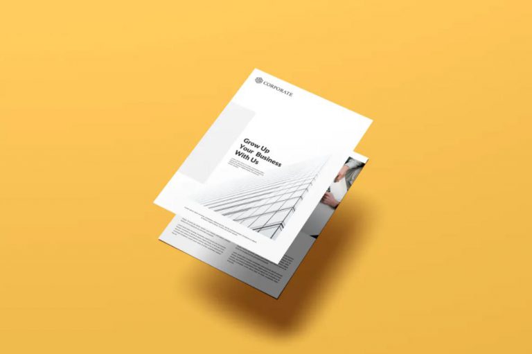 Flyer Mockup A3, A4, A5