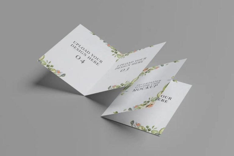 Mockup thiệp cưới