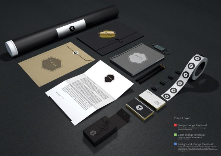 Identity Branding MockUp PSD