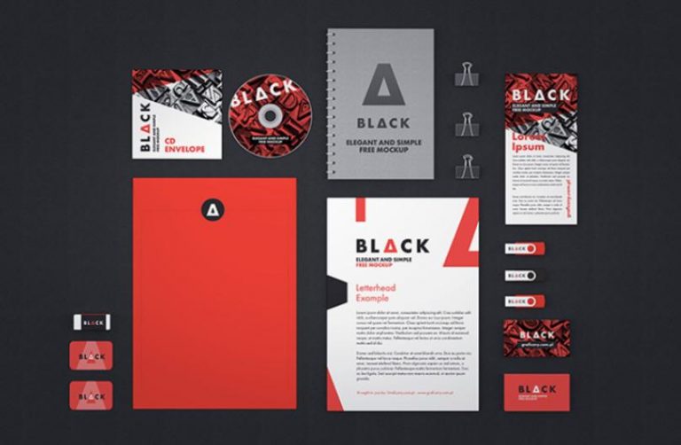 Mockup nhận diện thương hiệu