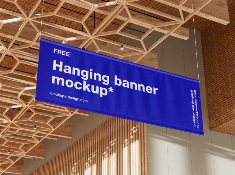 Mockup bandroll ngang treo sự kiện