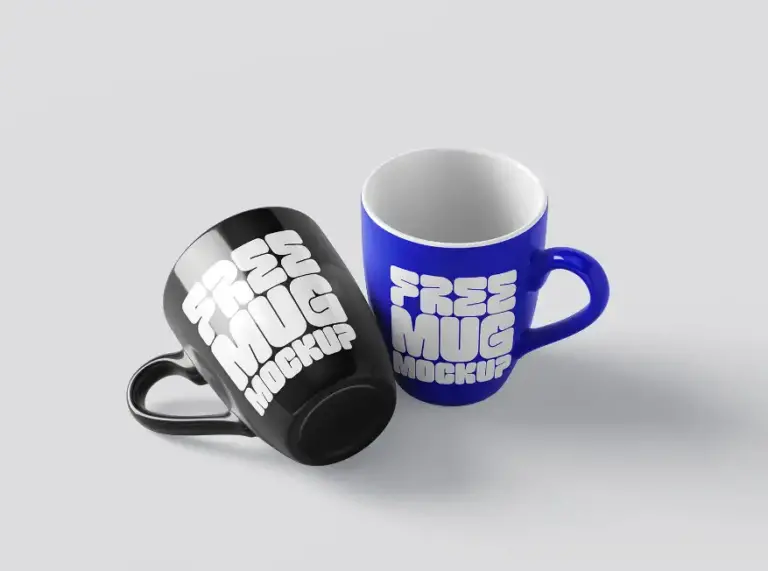 Mockup cốc sứ