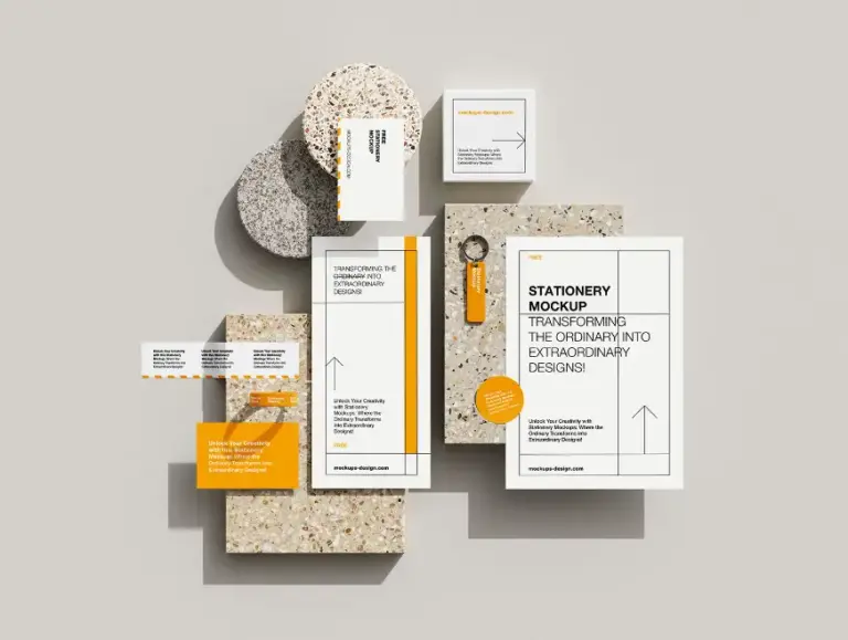 Mockup bộ nhận diện thương hiệu