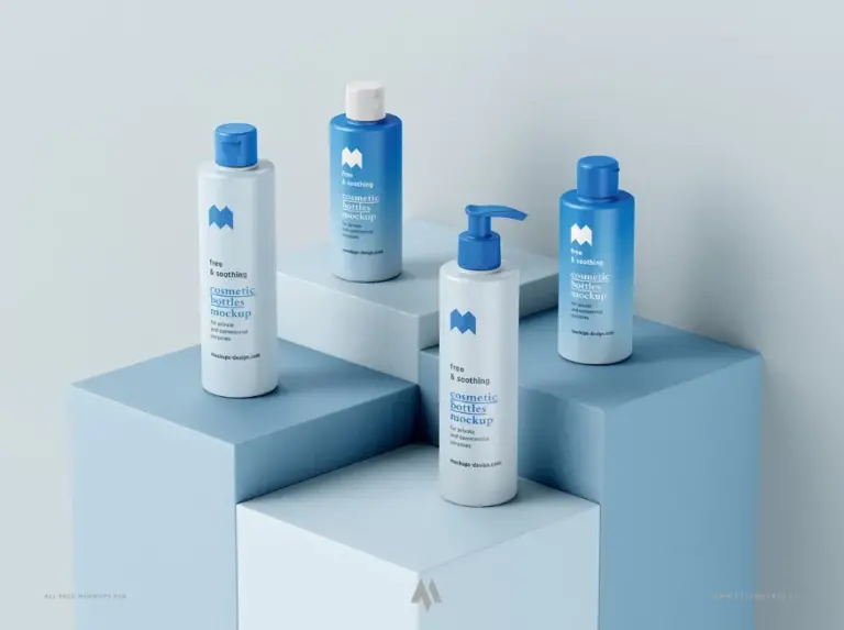 Mockup lọ mỹ phẩm miễn phí