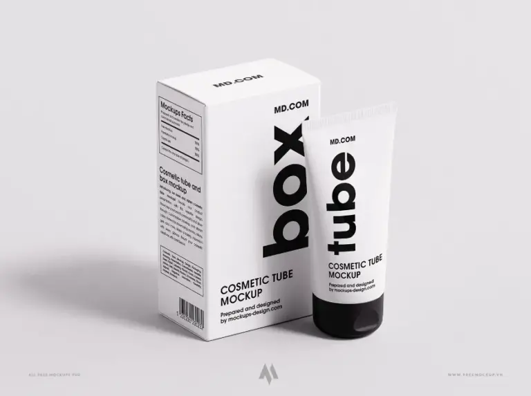Mockup lọ kem mỹ phẩm