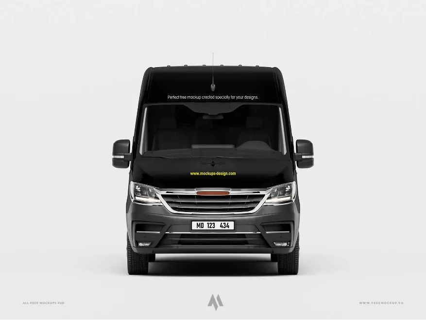 Mockup xe oto van