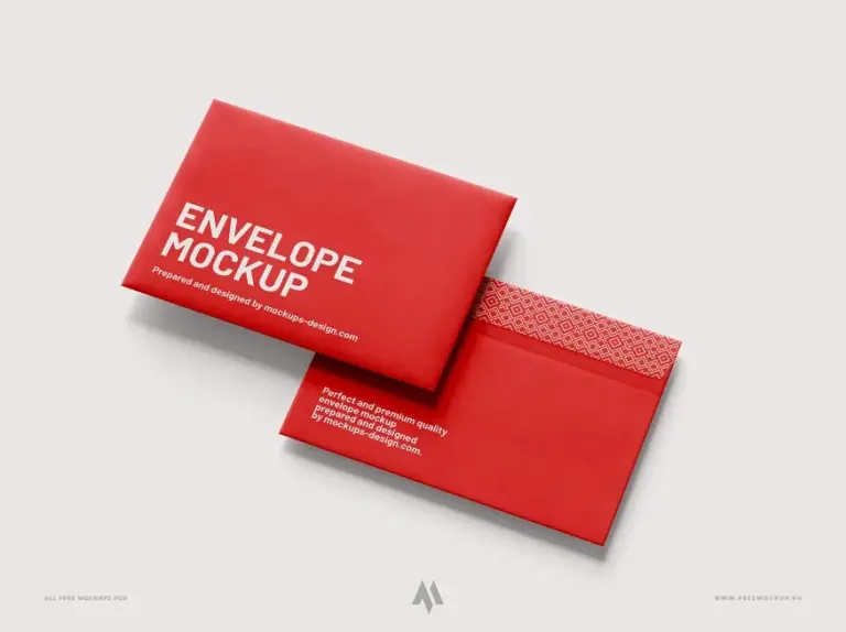 Mockup phong bì thư