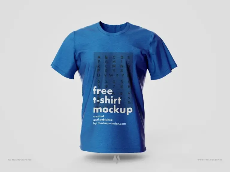 Mockup áo phông cộc tay