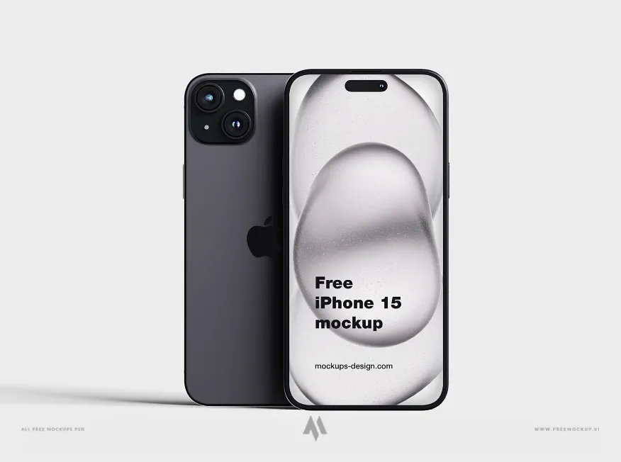 Mockup iPhone 15 miễn phí