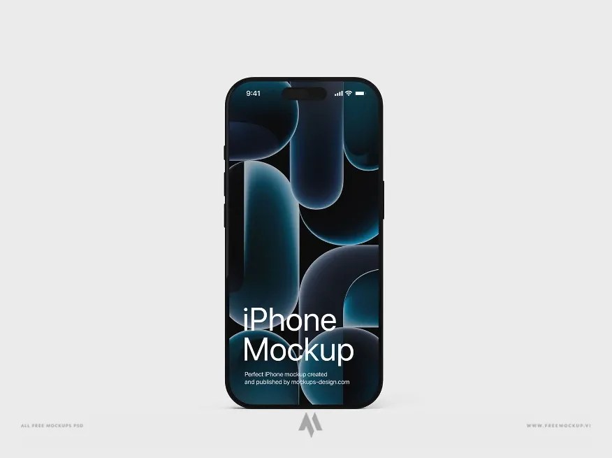 Mockup iphone 16 pro miễn phí