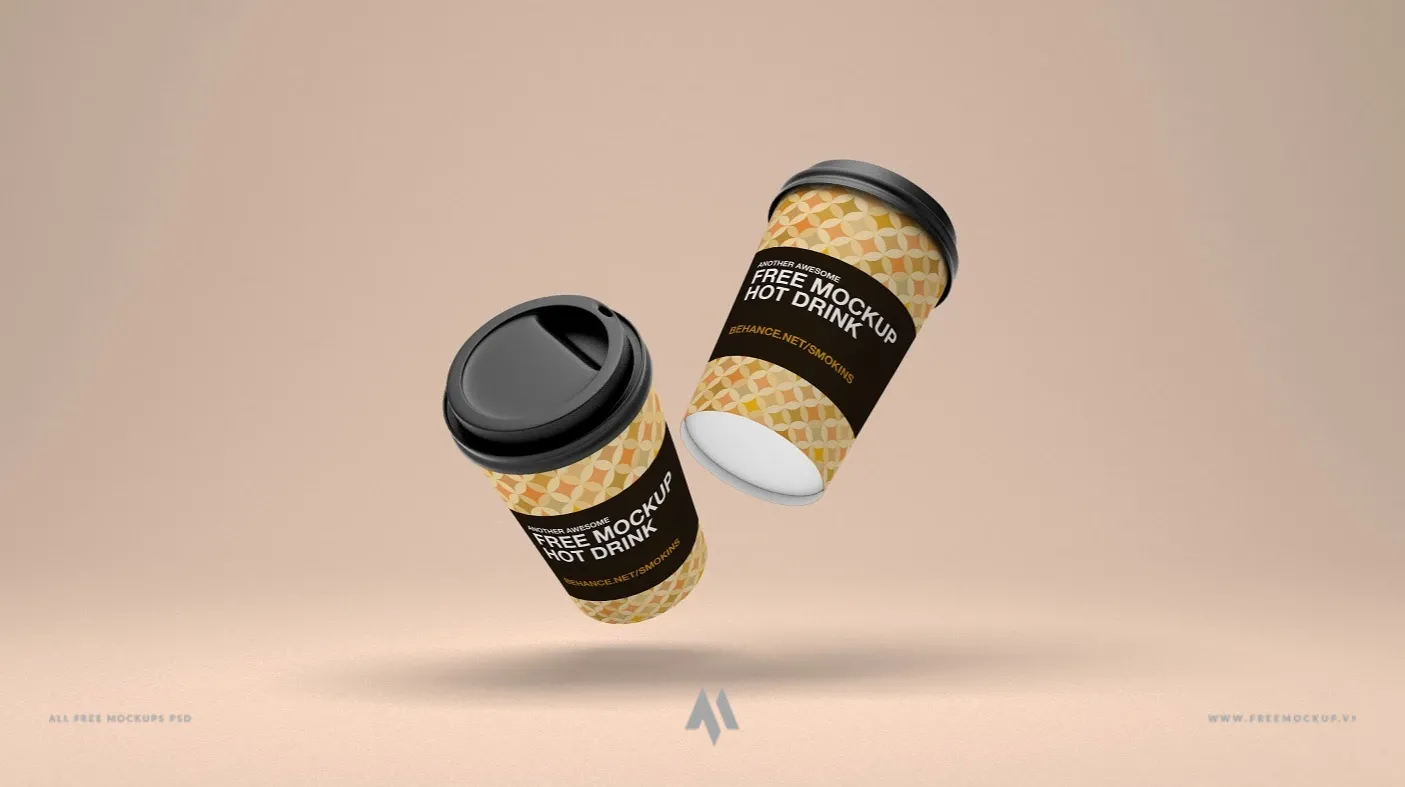 Mockup cốc coffee