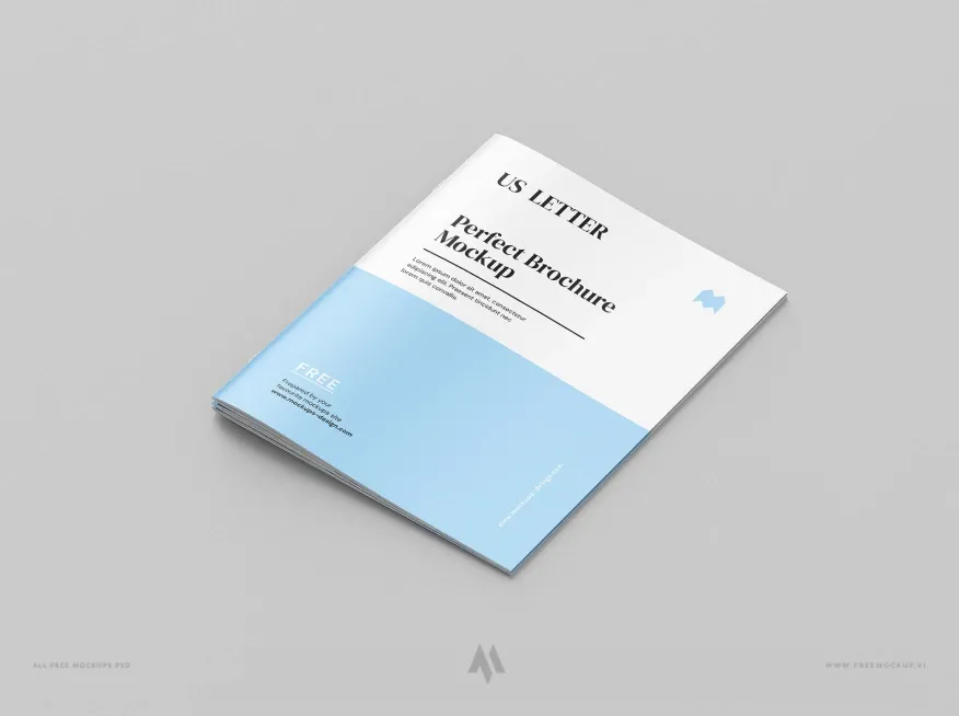 A4 brochure mockup