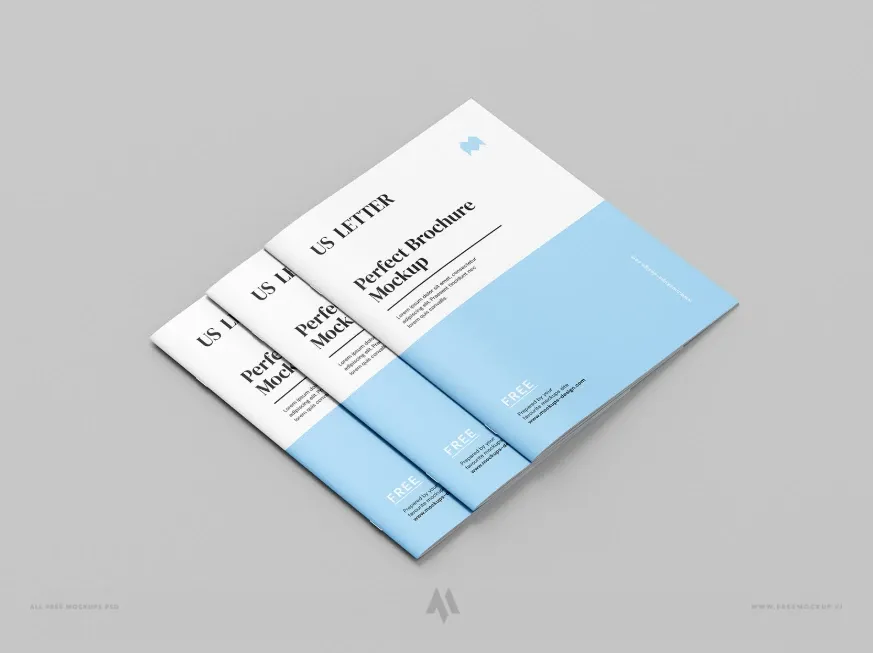 A4 brochure mockup