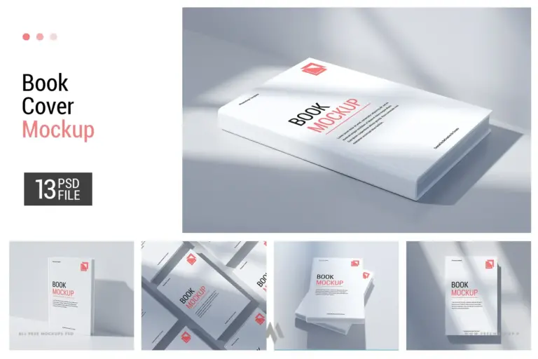 13 file Mockup sách PSD