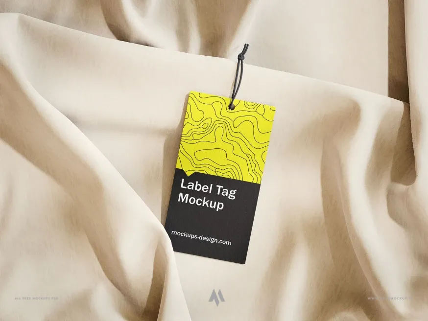 Mockup tag quần áo thời trang