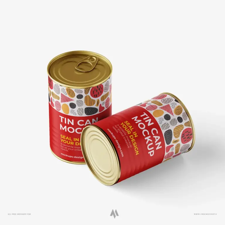 Mockup lon thiếc miễn phí: Thiết kế bao bì bứt phá!