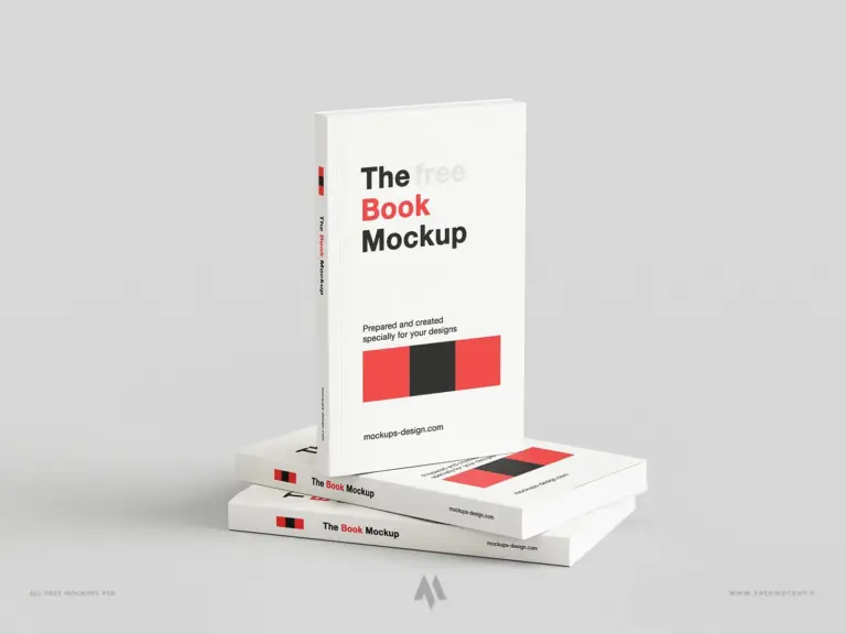 Mockup sách bìa gập chuyên nghiệp