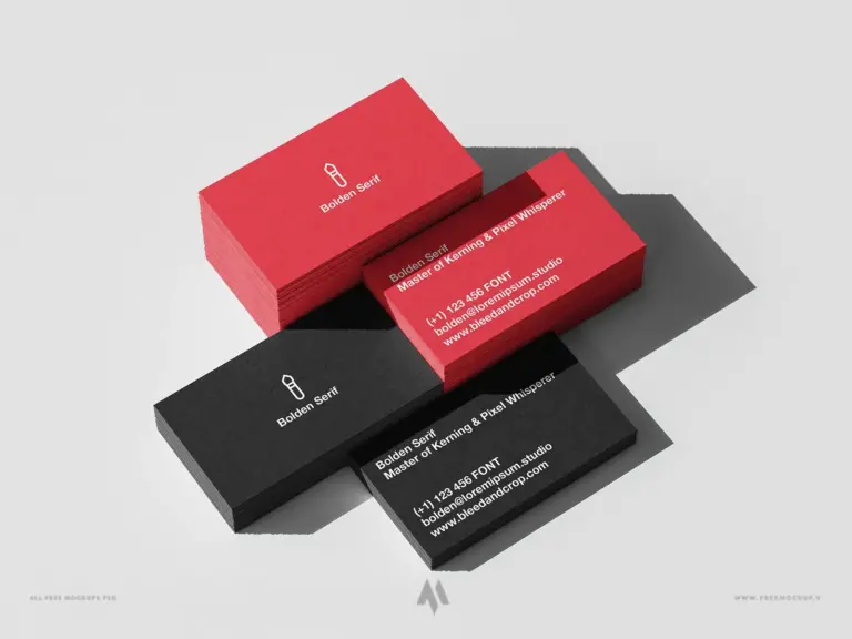 Nâng Tầm Thiết Kế Chuyên Nghiệp với Mockup danh thiếp miễn phí này