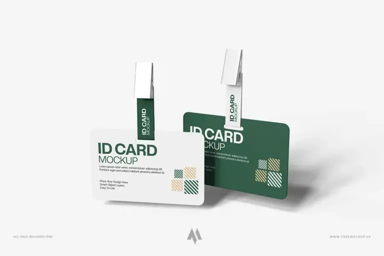 Mockup Thẻ ID nhân viên, Nâng Tầm Thiết Kế Dễ Dàng