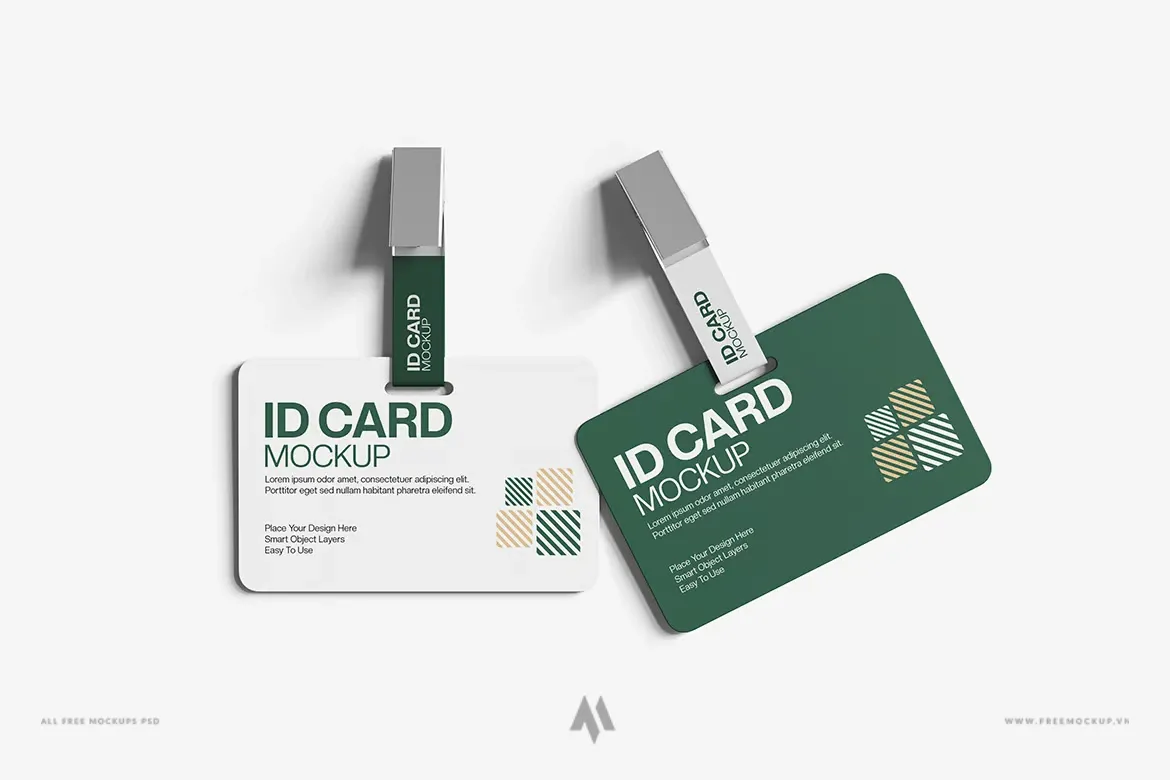 Mockup Thẻ ID nhân viên, Nâng Tầm Thiết Kế Dễ Dàng