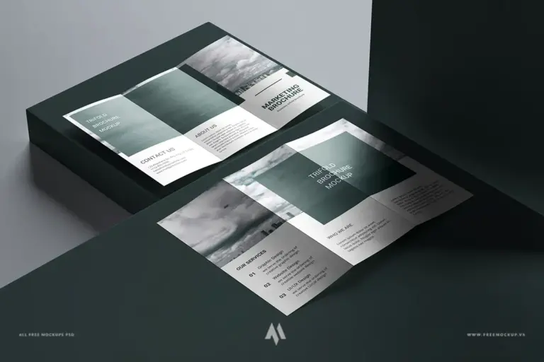 Biến Brochure Thường Thành ‘Tuyệt Tác’ Nhờ Mockup!