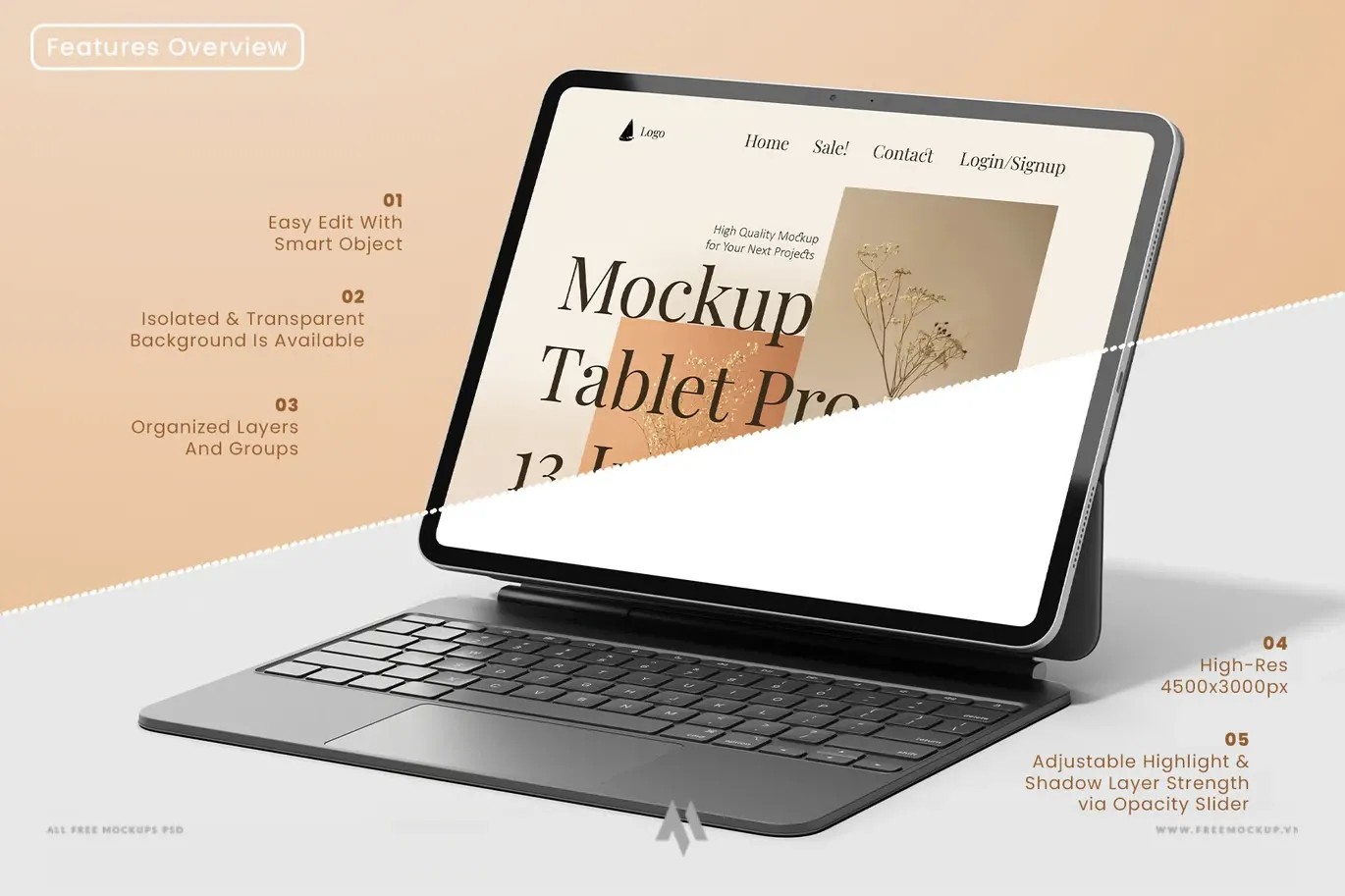 Mockup iPad Pro M4: Biến Thiết Kế Thành Kiệt Tác!