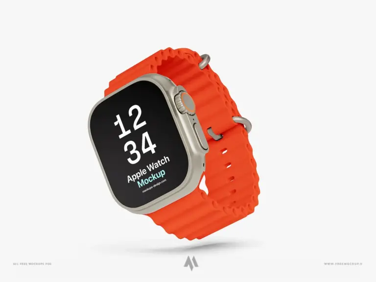 Mockup Apple Watch Ultra: Trình diễn thiết kế đỉnh cao
