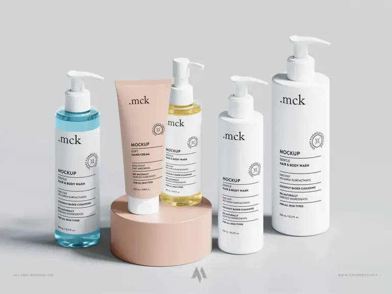 Mockup mỹ phẩm ‘chất lừ’ – Nâng tầm thương hiệu!