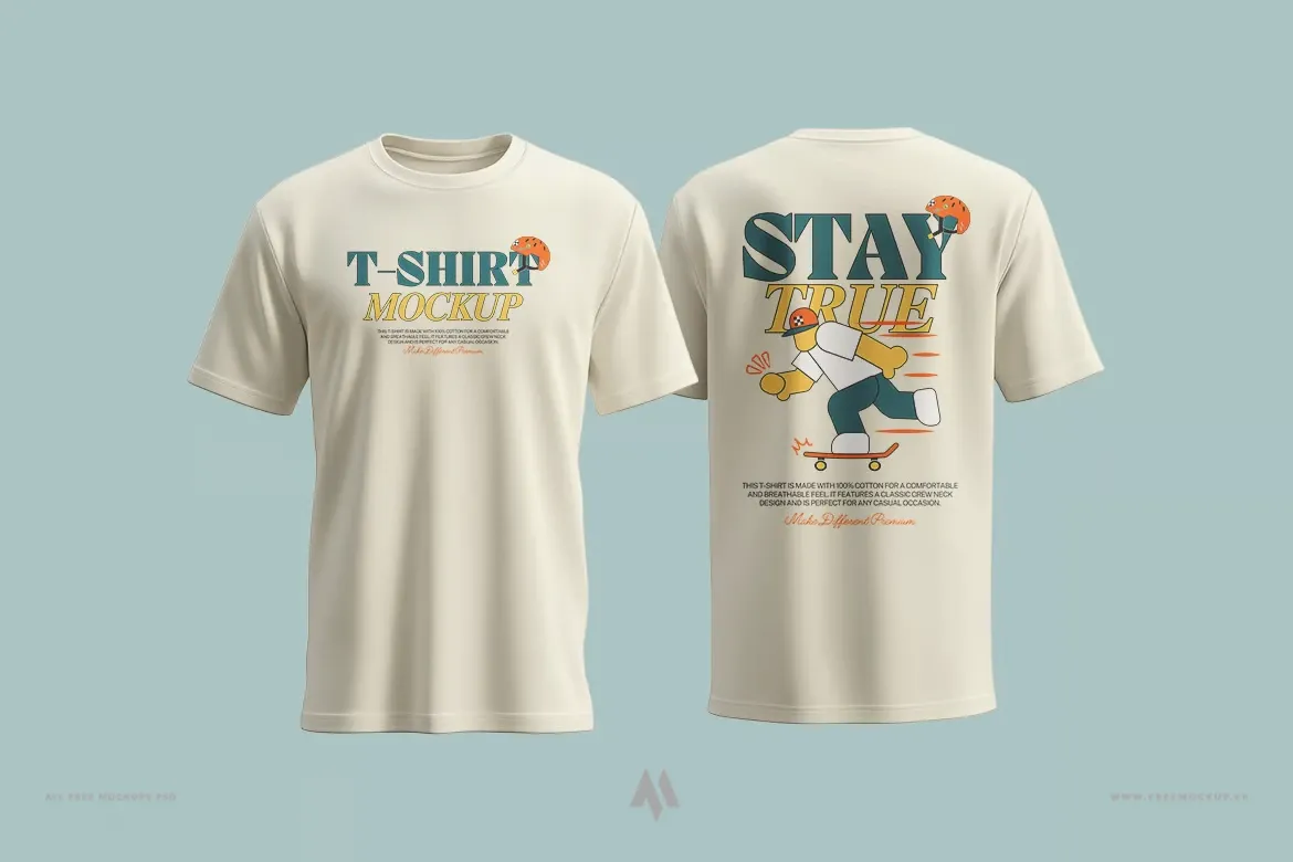 T-Shirt Mockups đơn giản nhưng chất