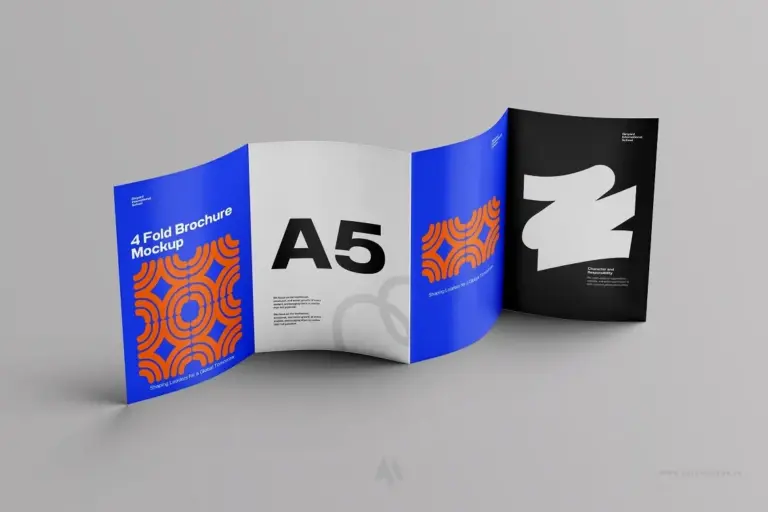 Tạo mockup brochure gập 4 ấn tượng dễ dàng!