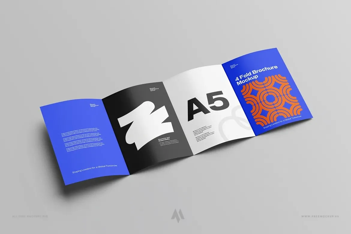 Tạo mockup brochure 4 gấp ấn tượng dễ dàng!