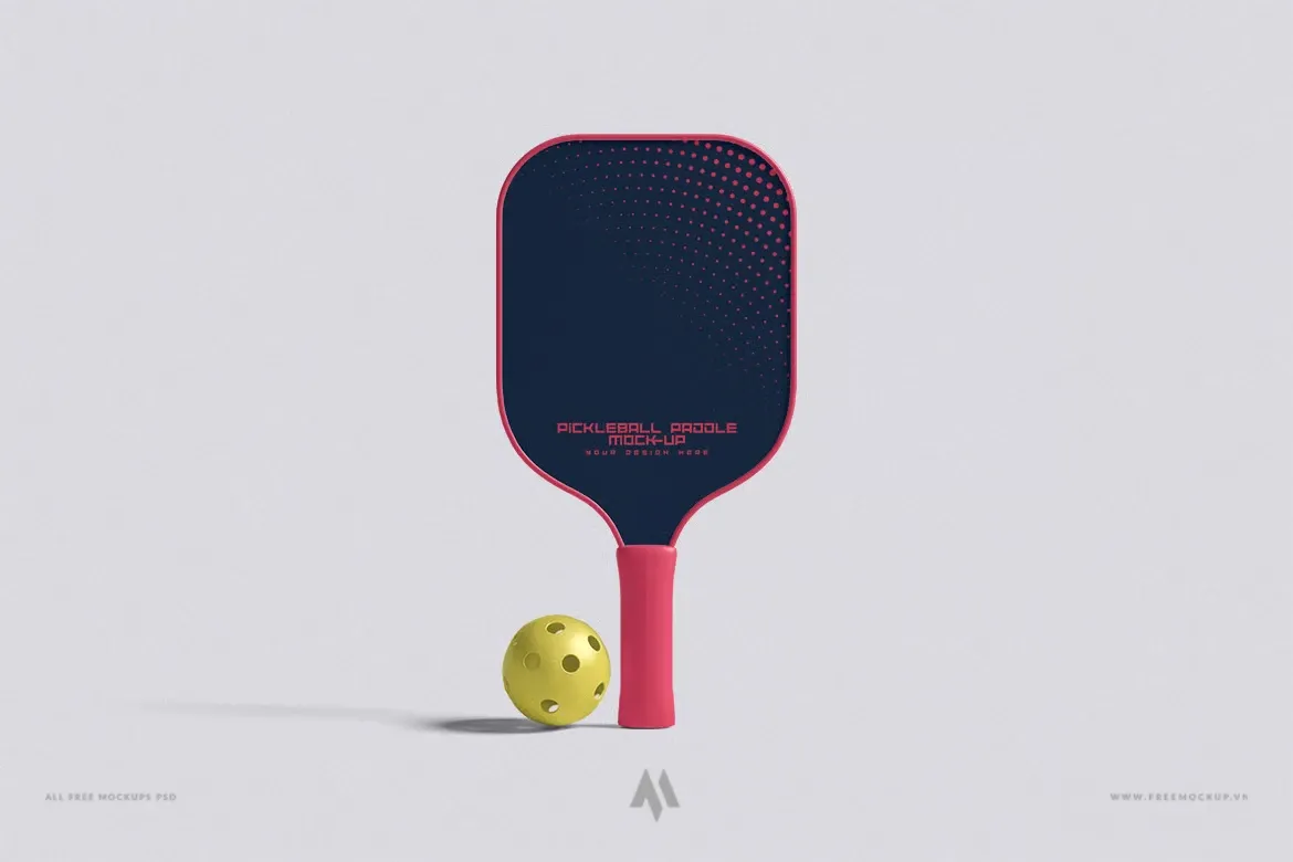 Mockup vợt Pickleball chuyên nghiệp