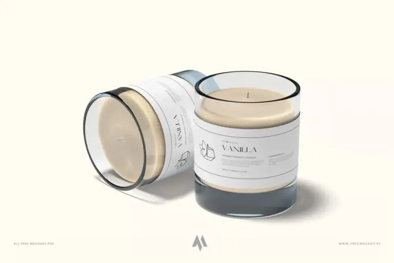 Mockup lọ nến chuyên nghiệp, dễ tùy chỉnh
