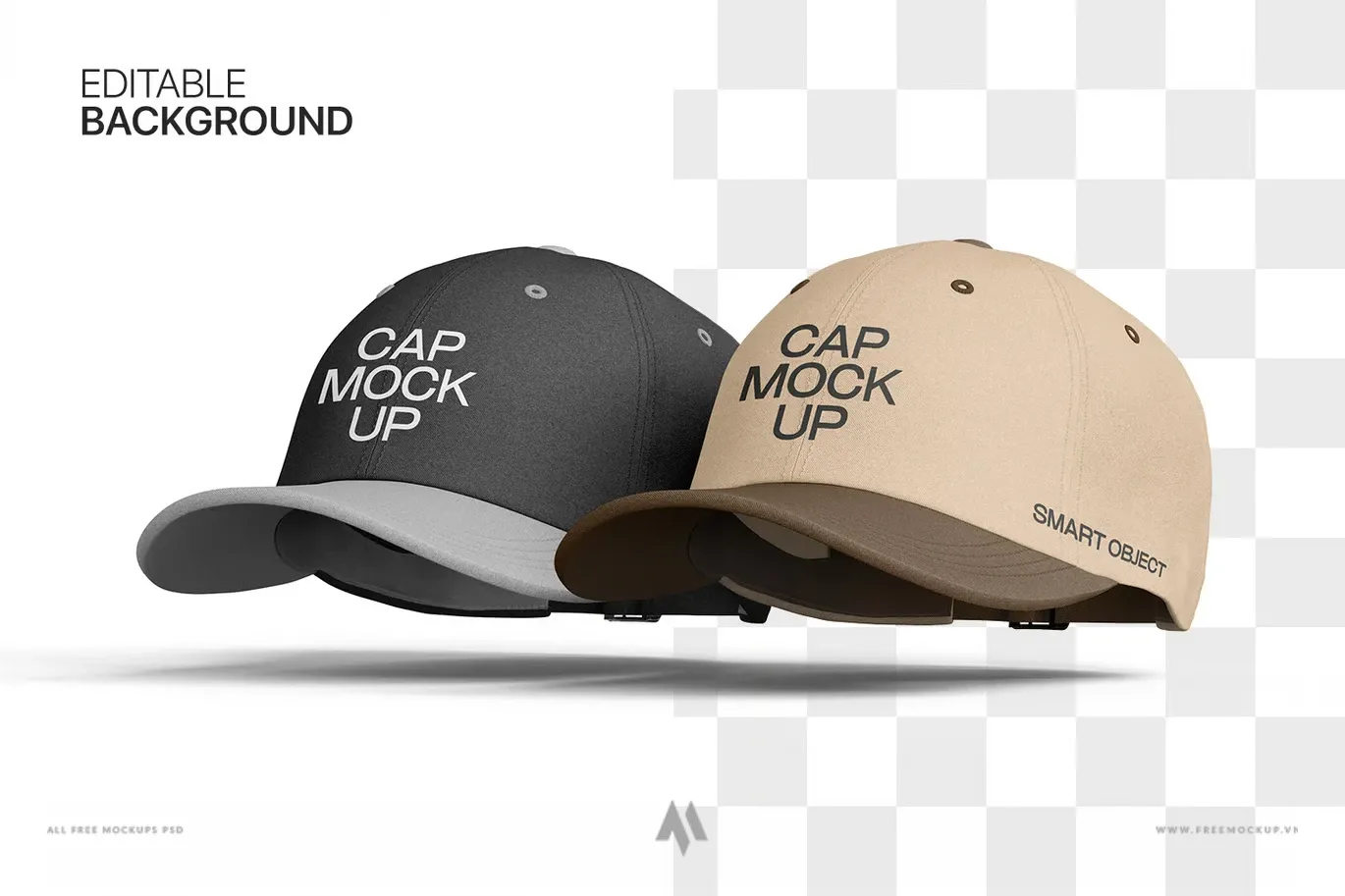 Mockup mũ lưỡi chai