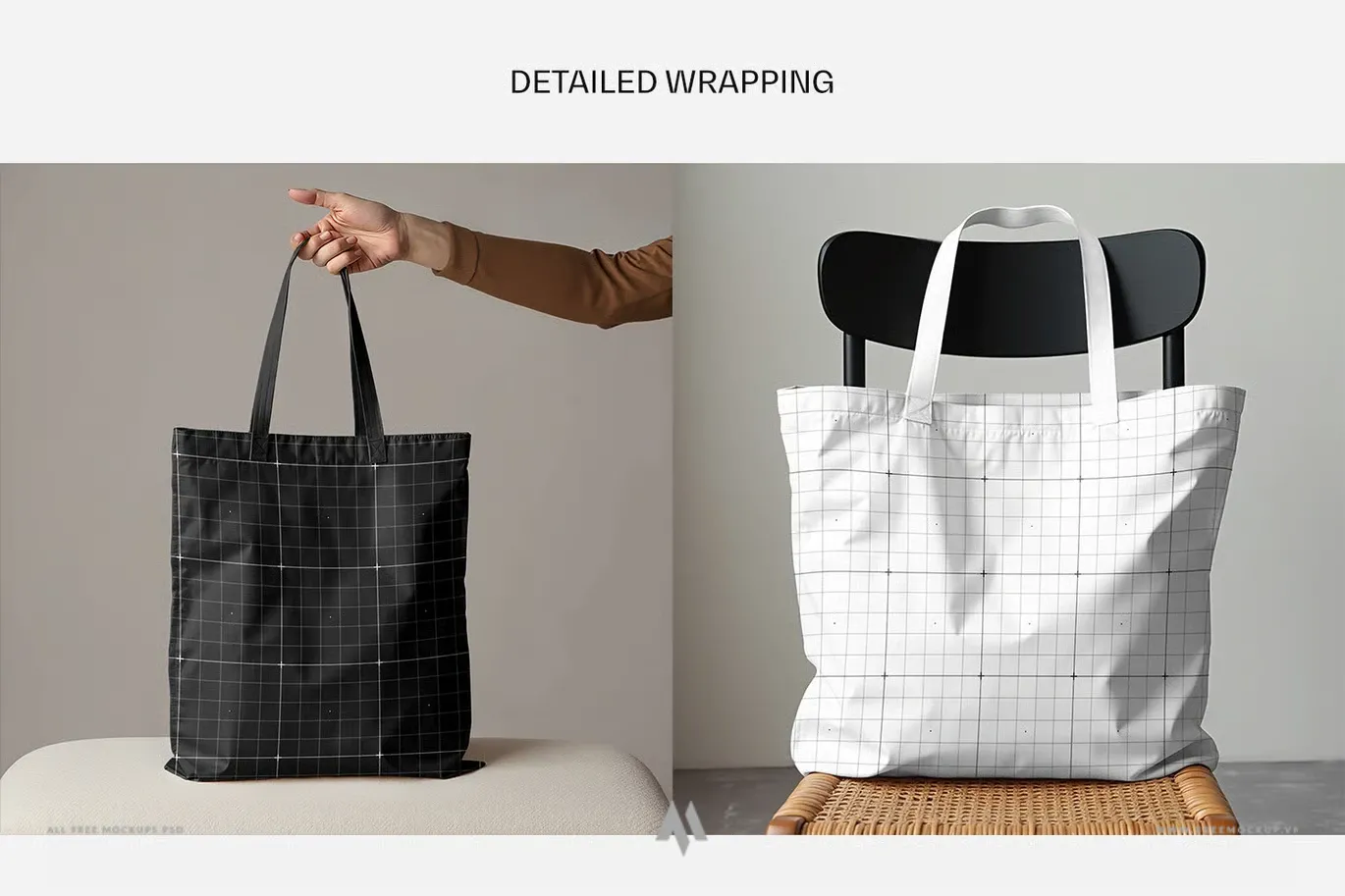 Mockup túi vải canvas