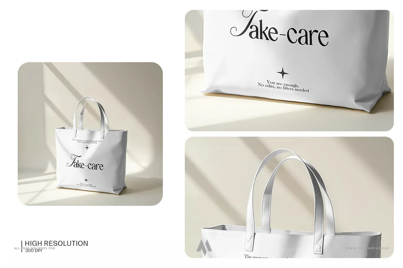Mockup túi vải canvas
