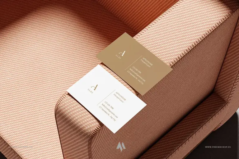 Mockup danh thiếp chuyên nghiệp