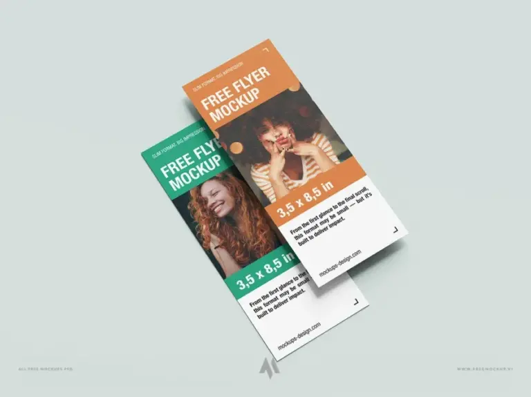 Mockup tờ rơi dọc tinh tế dành cho sự kiện