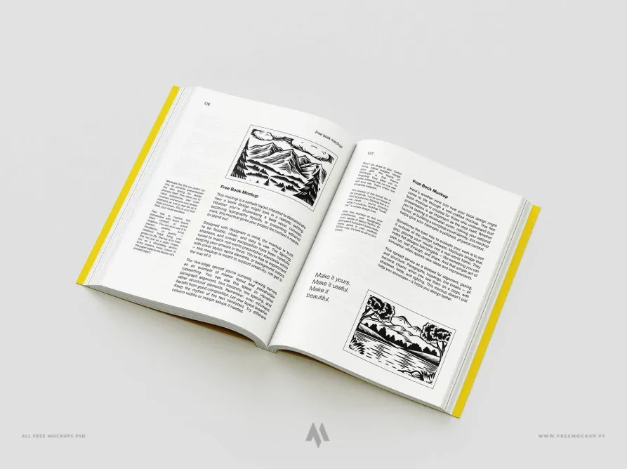 Mockup sách chuyên nghiệp