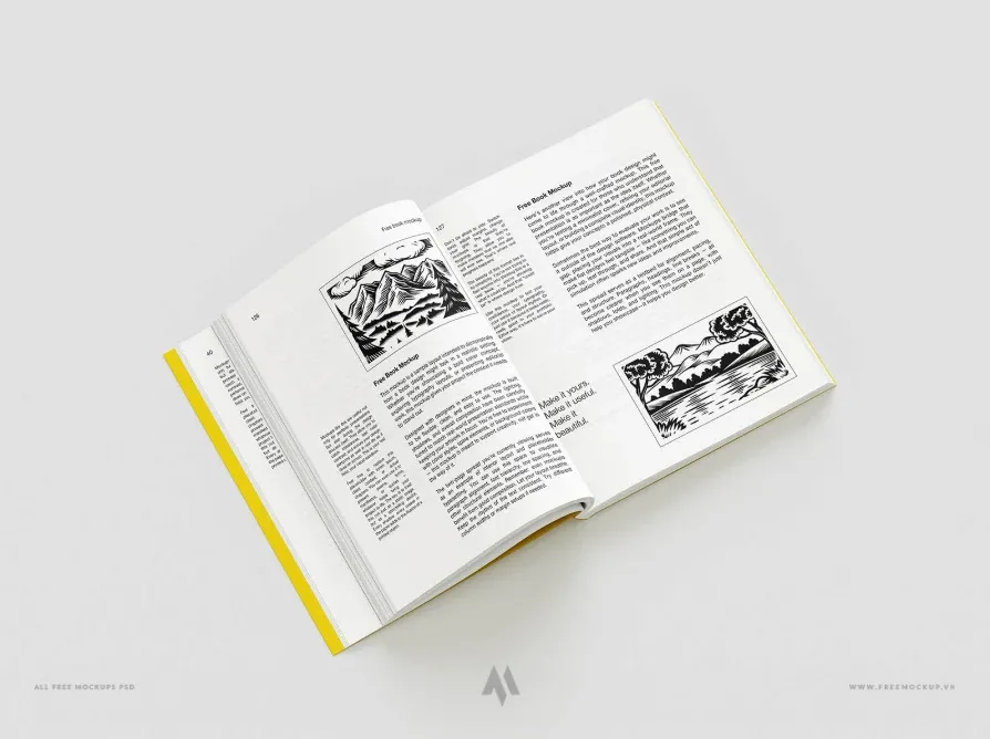 Mockup sách chuyên nghiệp
